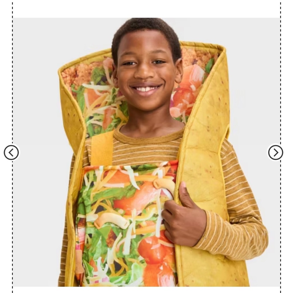 Hyde and Eek Kids & Adults Taco Halloween Costume OS NWT - Picture 3 of 12